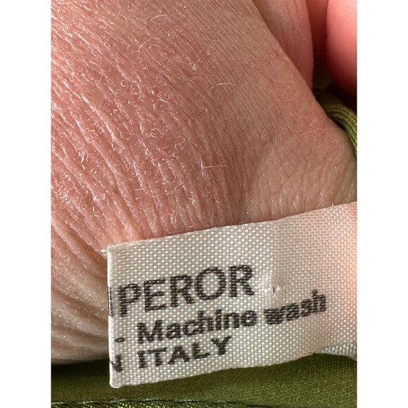 Mr. Emperor Scarf Green Race Cars Made in Italy Polyester Machine Wash 26" - Picture 8 of 8